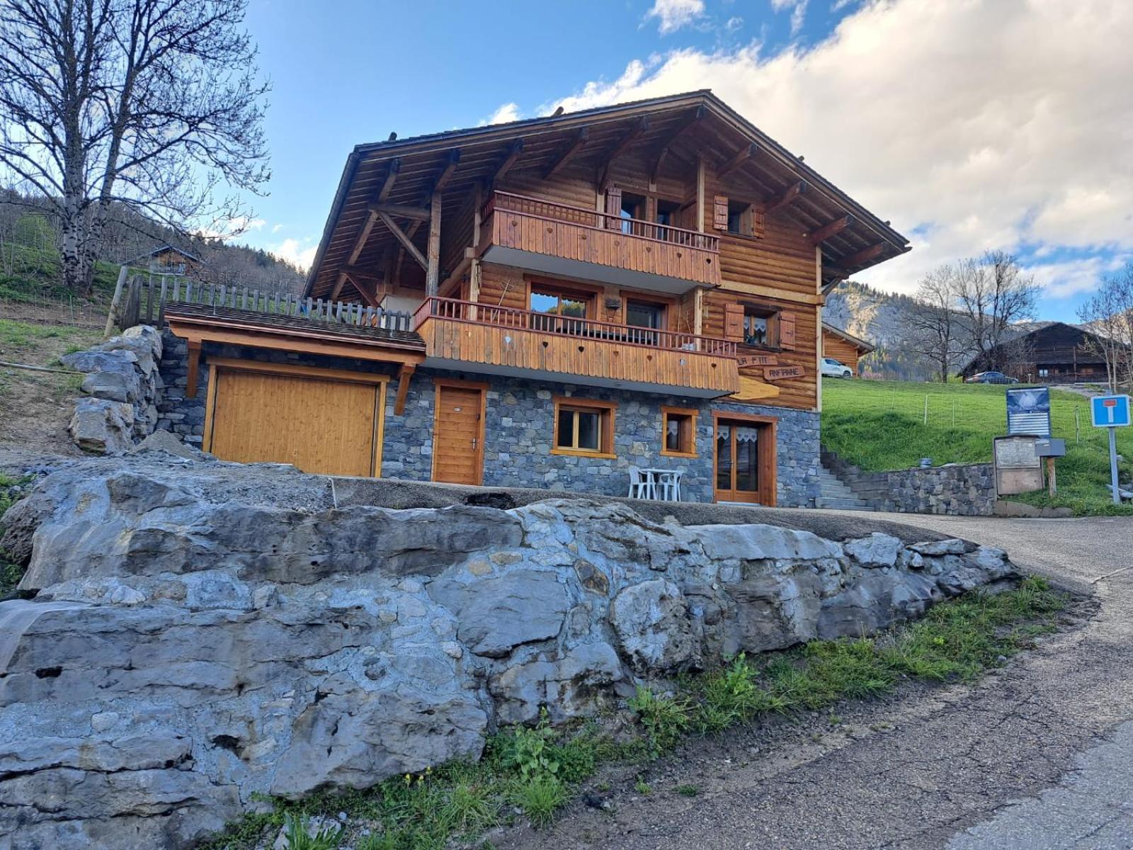 Appartement Cosy Face Aux Aravis Le Grand-Bornand Exterior photo